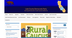 Desktop Screenshot of lakecountydemocrats.org